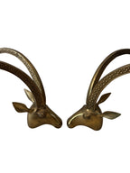 Vintage Brass Ibex or Rams Head Coffee Table Bases, c. 1960s