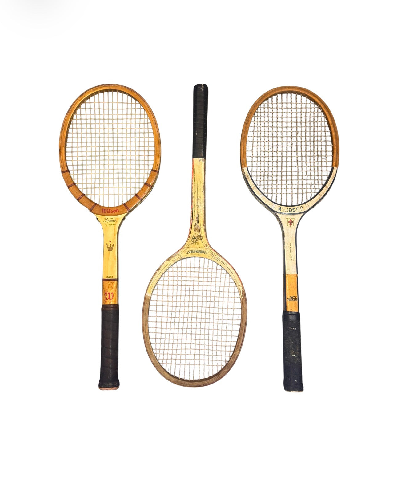 Vintage Tennis Rackets - Set of 3