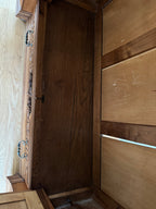 Vintage/Antique Tall Double Door Mirrored Armoire Wardrobe Cabinet
