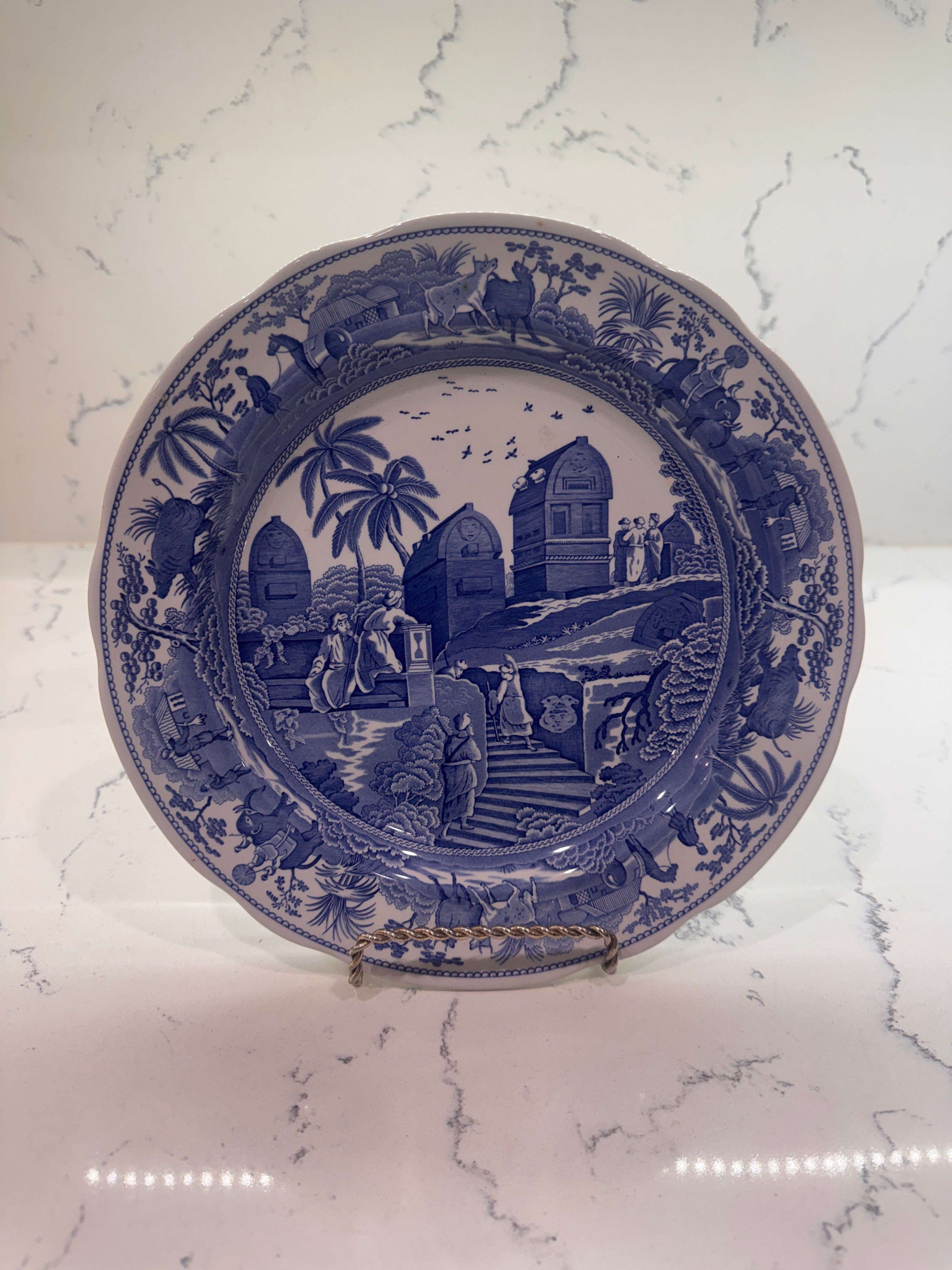 Spode Blue and White Collection Decorative Plates - Set of 6, c. 1990s
