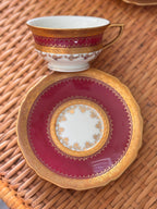 Vintage Carlsbad Fine China, Gloria, Tea Set with Service for 12, Czechoslovakia, c. 1930s
