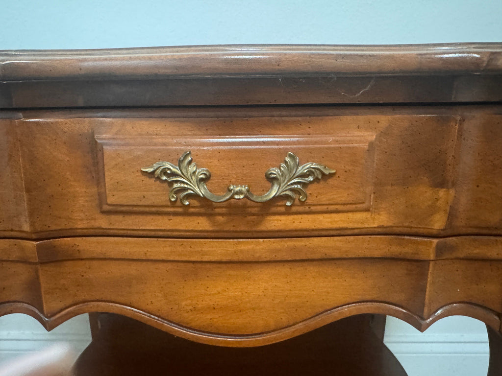 Broyhill French Provincial Nightstands, Pair, c. 1960s-1970s