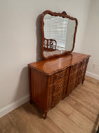 Broyhill French Provincial Dresser with Mirror, c. 1960s