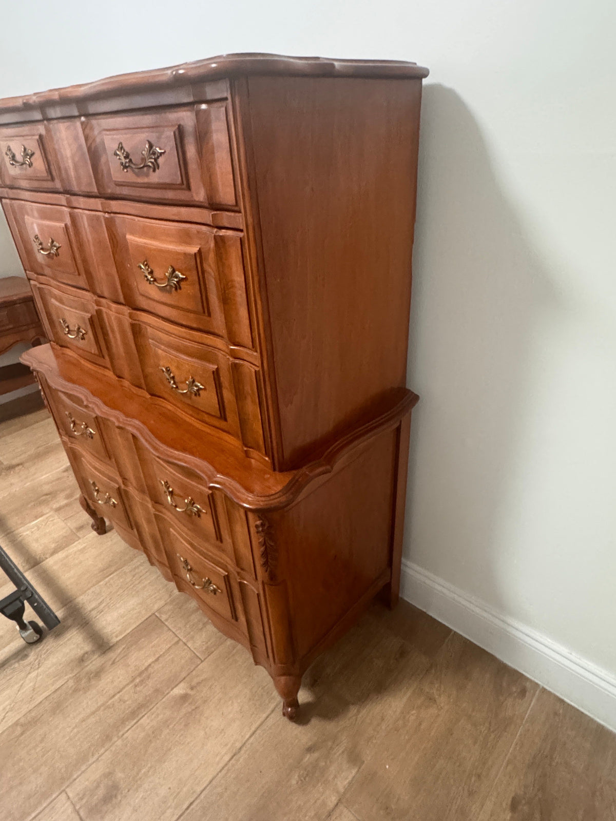 Broyhill French Provincial Tallboy Dresser Chest of Drawers, c. 1960s–1970s
