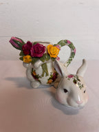Royal Albert Old Country Roses Easter Bunny Teapot, c. 2010