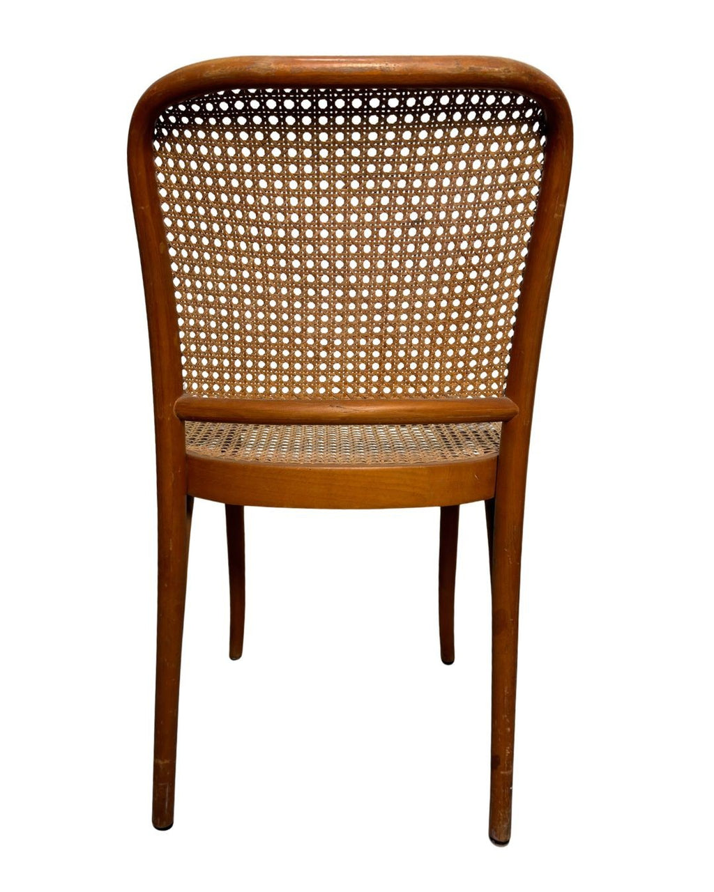 Vintage Thonet No. 811 Style Prague Bentwood & Cane Dining Chairs, Set of 4, c. 1960s–1980s