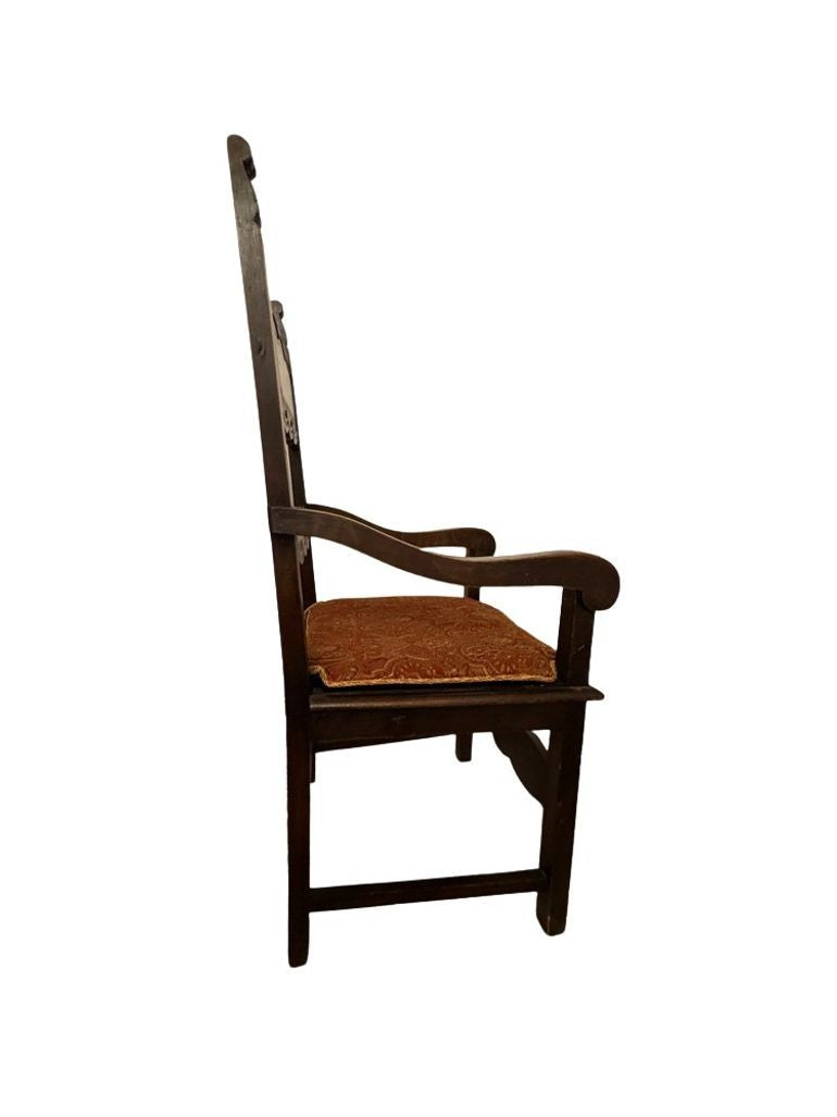 Vintage Italian Throne Chair