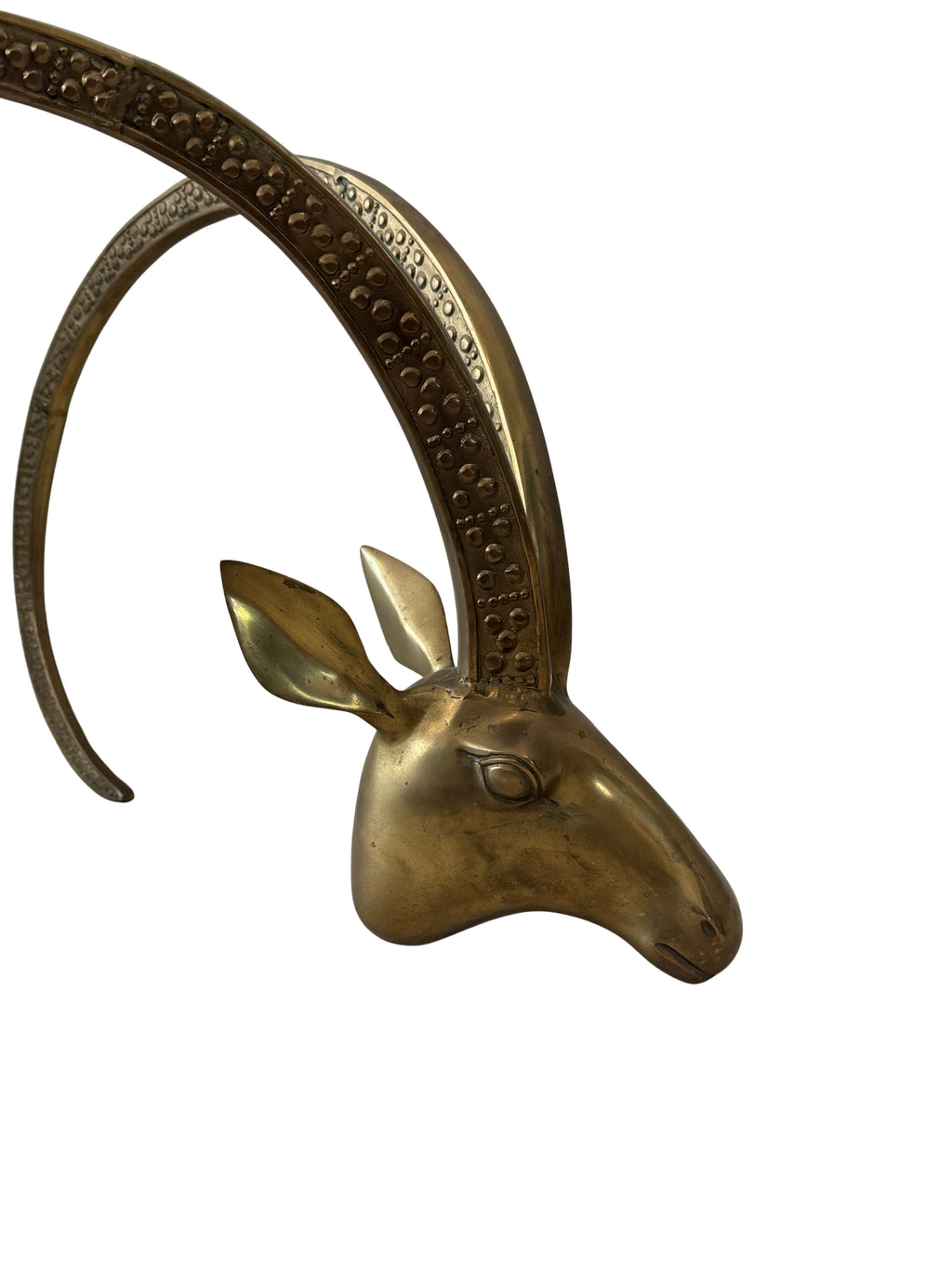 Vintage Brass Ibex or Rams Head Coffee Table Bases, c. 1960s