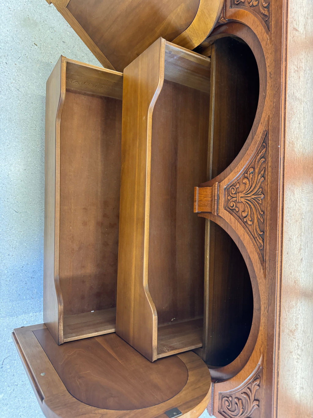 Vintage French Louis XVI Style Buffet Credenza, 1960s – Regency Style Cabinet