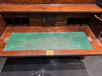 Antique English Georgian Mahogany Bureau Bookcase with Astragal Glass Doors, Late 18th Century