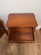 Broyhill French Provincial Nightstands, Pair, c. 1960s-1970s