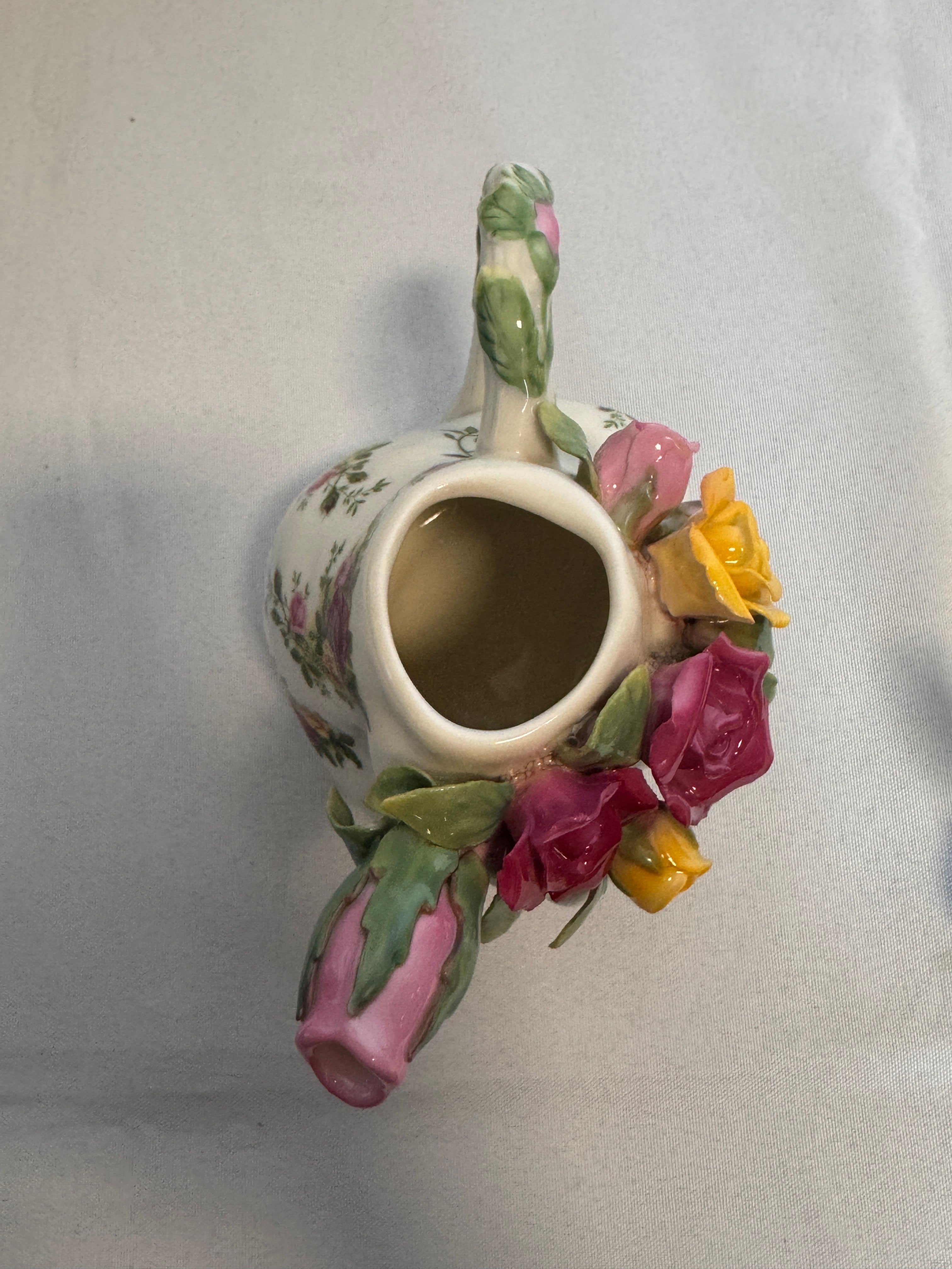 Royal Albert Old Country Roses Easter Bunny Teapot, c. 2010