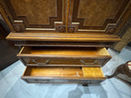 Vintage Thomasville Greek Key Armoire in the Hollywood Regency Style, c. 1970s