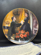 Vintage Gone with the Wind Commemorative Plates with COA - Limited Edition Golden Anniversary Series - by WS George Fine China