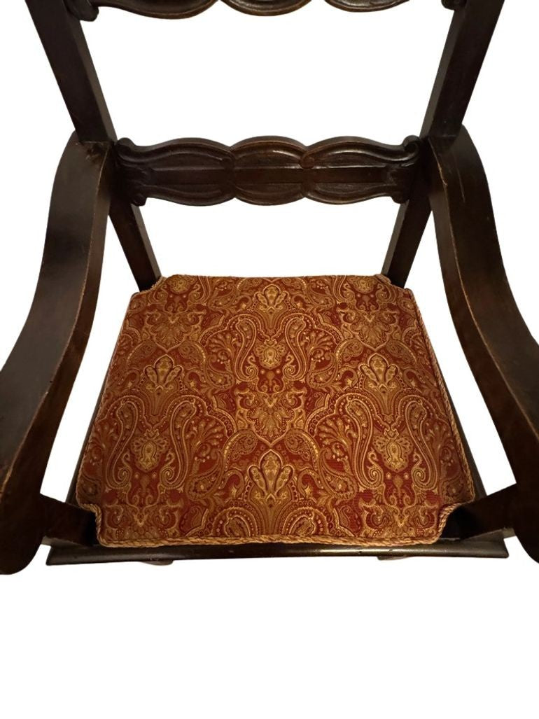Vintage Italian Throne Chair