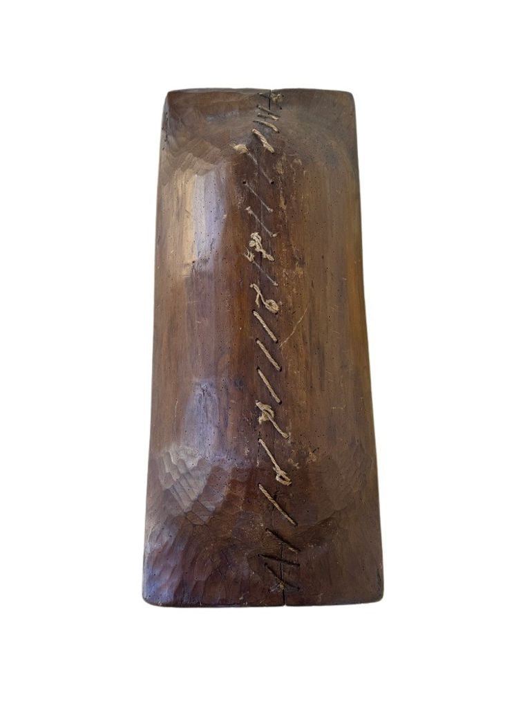 Antique Large Wooden Dough Bowl or Trencher Bowl, c. early 20th century