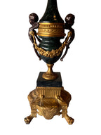 Antique Brevettato Six Candle Candelabra in the French Empire Style made of  Bronze and Marble, c. early 20th century - Sold as a Set