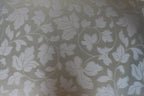 Antique French  Louis XIV Style Carved Walnut Ivory White Arm Chairs - Set of 2