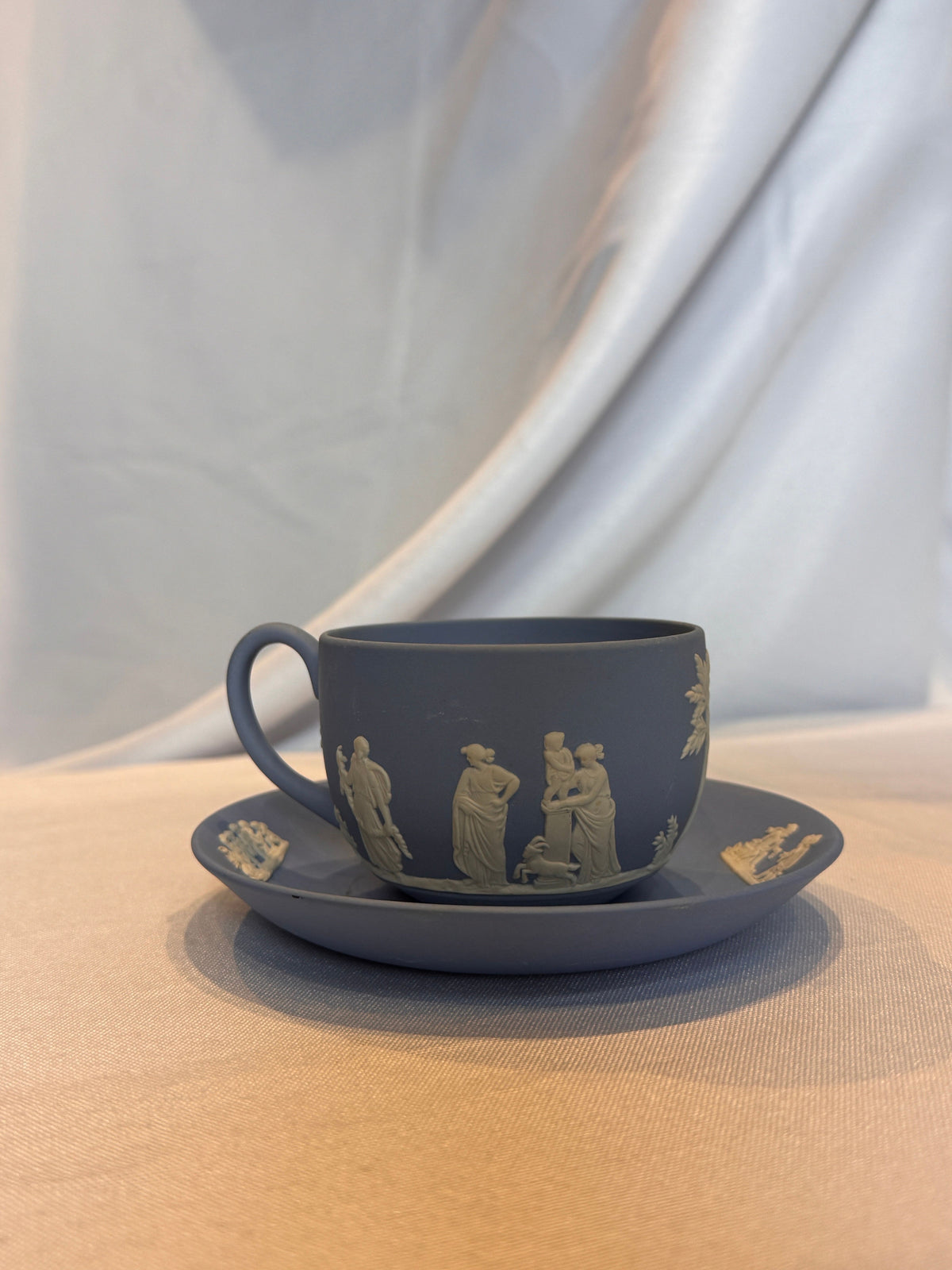 Vintage Wedgwood Pale Blue Jasperware Collection – Sold Separately, c. 1950s