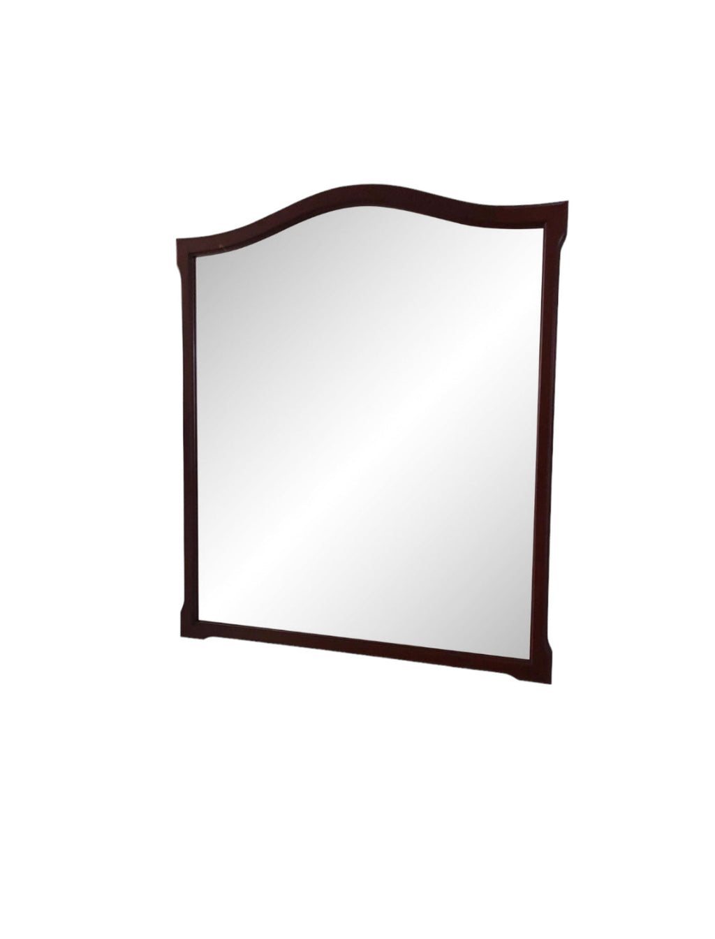 Portuguese Mahogany Framed Mirror - Hangs Vertically