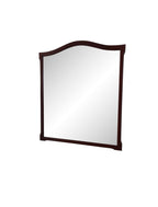 Portuguese Mahogany Framed Mirror - Hangs Vertically