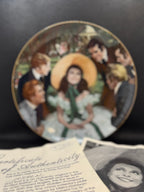 Vintage Gone with the Wind Commemorative Plates with COA - Limited Edition Golden Anniversary Series - by WS George Fine China