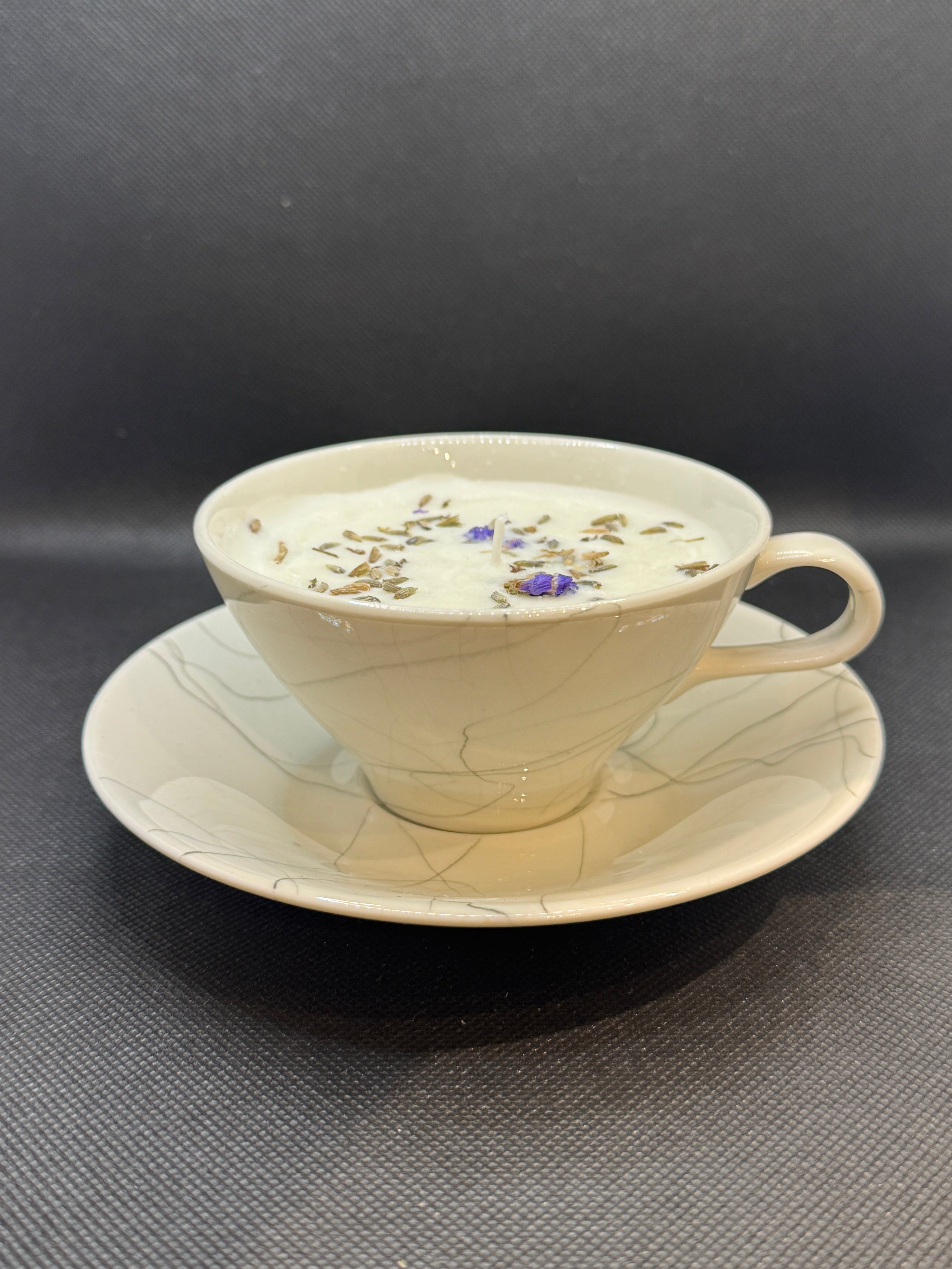 Vintage Teacup Candles Made with Soy and Scented with Essential Oils