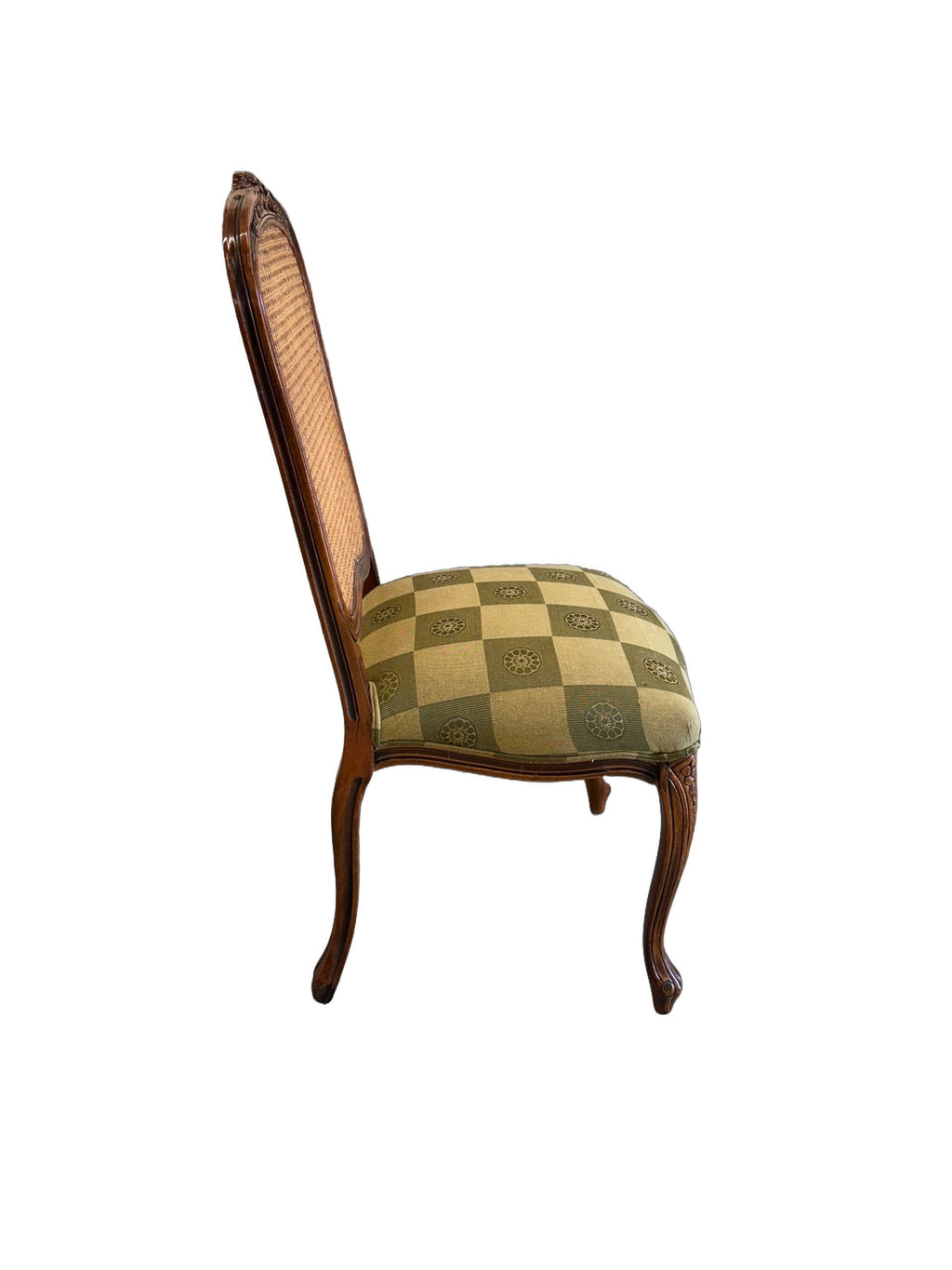 Vintage Louis XV Style Cane Back Dining Chairs - Set of 10