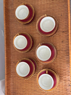 Vintage Carlsbad Fine China, Gloria, Tea Set with Service for 12, Czechoslovakia, c. 1930s