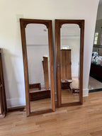 Vintage/Antique Tall Double Door Mirrored Armoire Wardrobe Cabinet