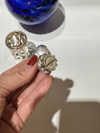 Vintage Cobalt Blue Glass Fragrance Lamp