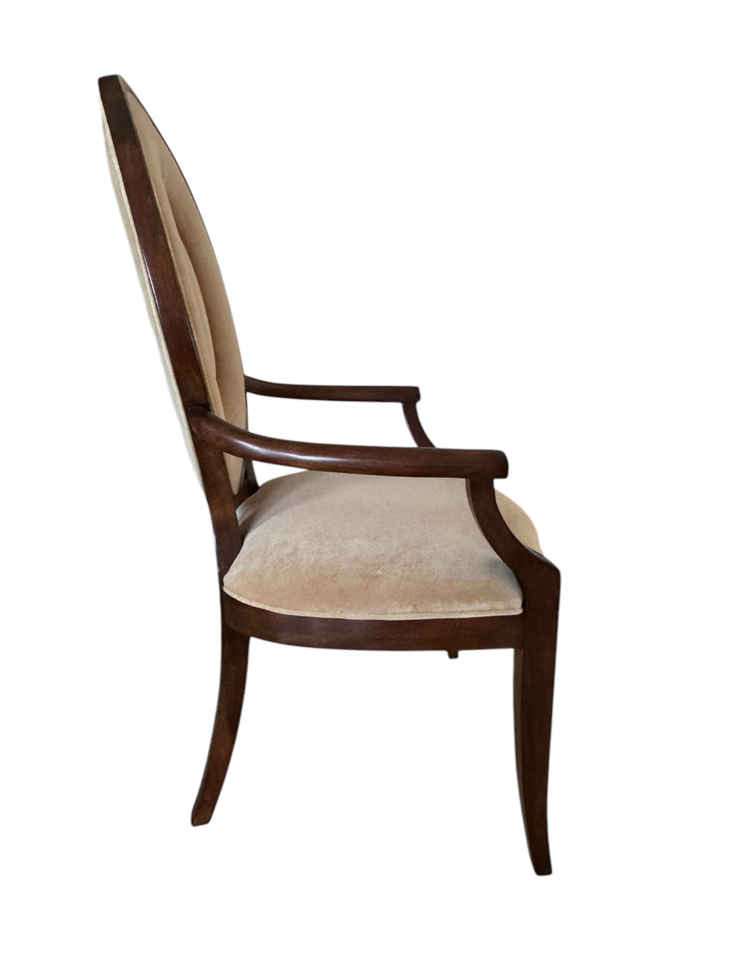 Thomasville Lumine Collection Dining Table with Double Pedestal, 8 Upholstered Chairs and Three Leaf Extension