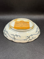 Antique Kyo Porcelain Small Decorative Plate - Camelia Design - Qing Dynasty