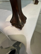 Chippendale Style Gallery Top Two Tiered Claw and Ball Table