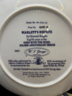 Vintage Gone with the Wind Commemorative Plates with COA - Limited Edition Golden Anniversary Series - by WS George Fine China