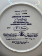 Vintage Gone with the Wind Commemorative Plates with COA - Limited Edition Golden Anniversary Series - by WS George Fine China