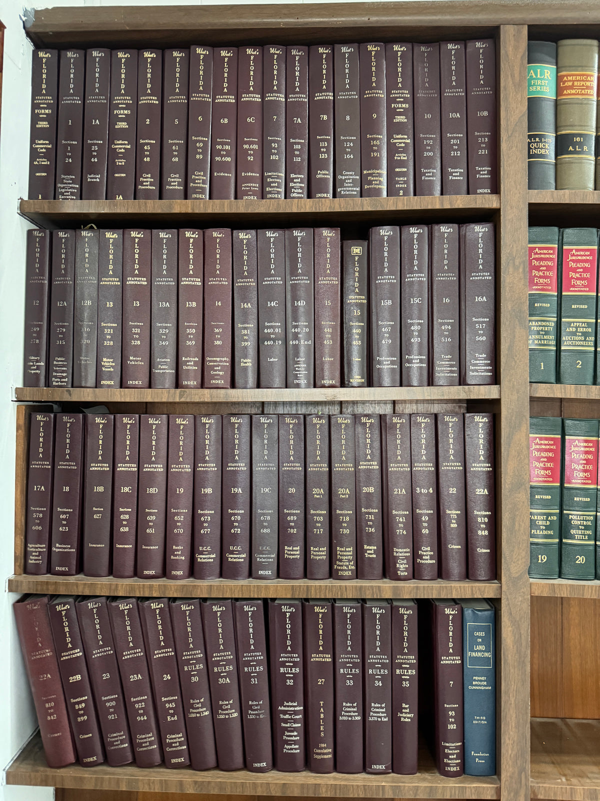 Collection of Law Library Books