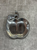 Vintage Pewter Apple Serving Tray