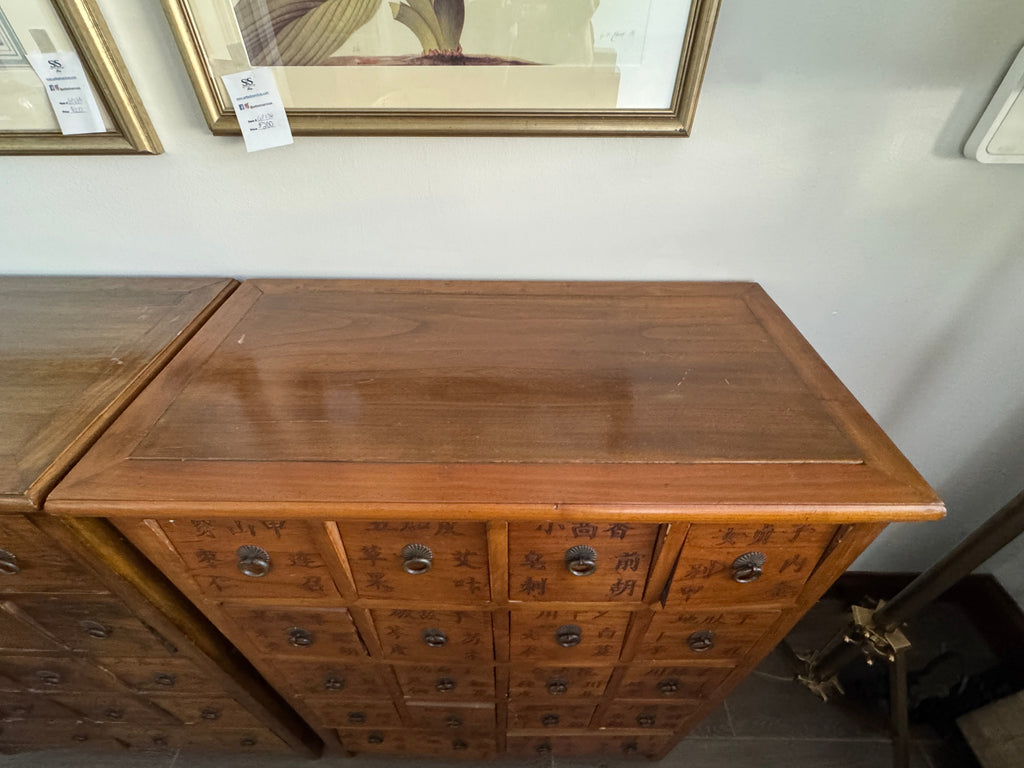 Antique 19th Century Chinese Herbal Apothecary/Medicine Cabinet