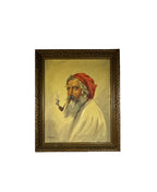 The Contented Man and Old Woman of Capri by P. Martini - Sold as a Set