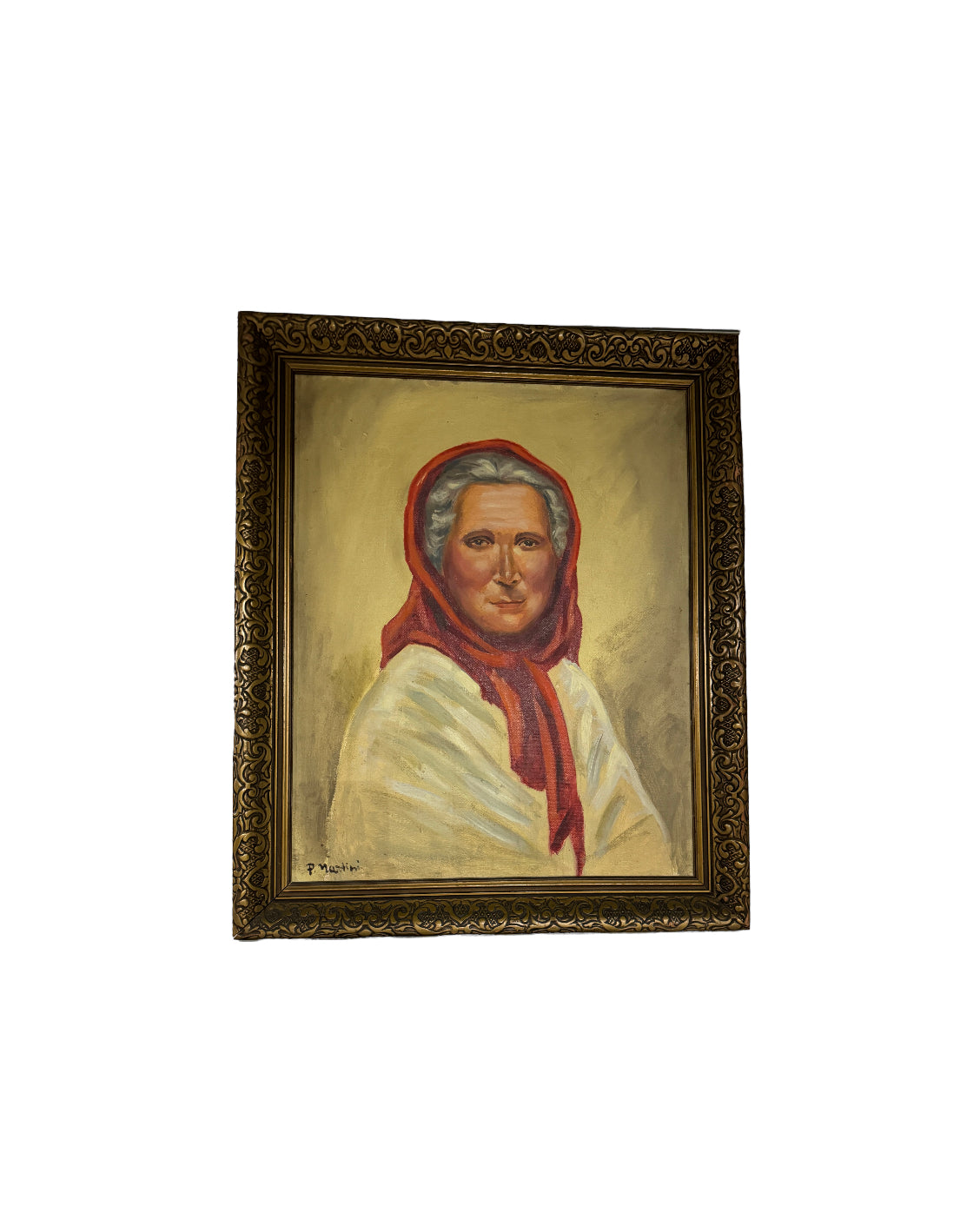 The Contented Man and Old Woman of Capri by P. Martini - Sold as a Set