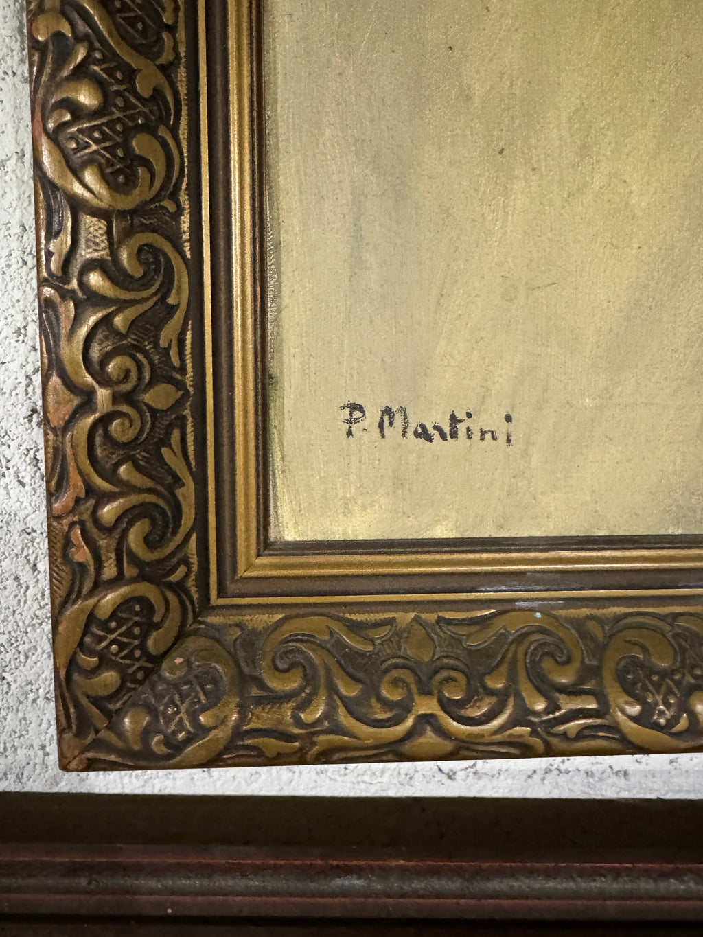 The Contented Man and Old Woman of Capri by P. Martini - Sold as a Set