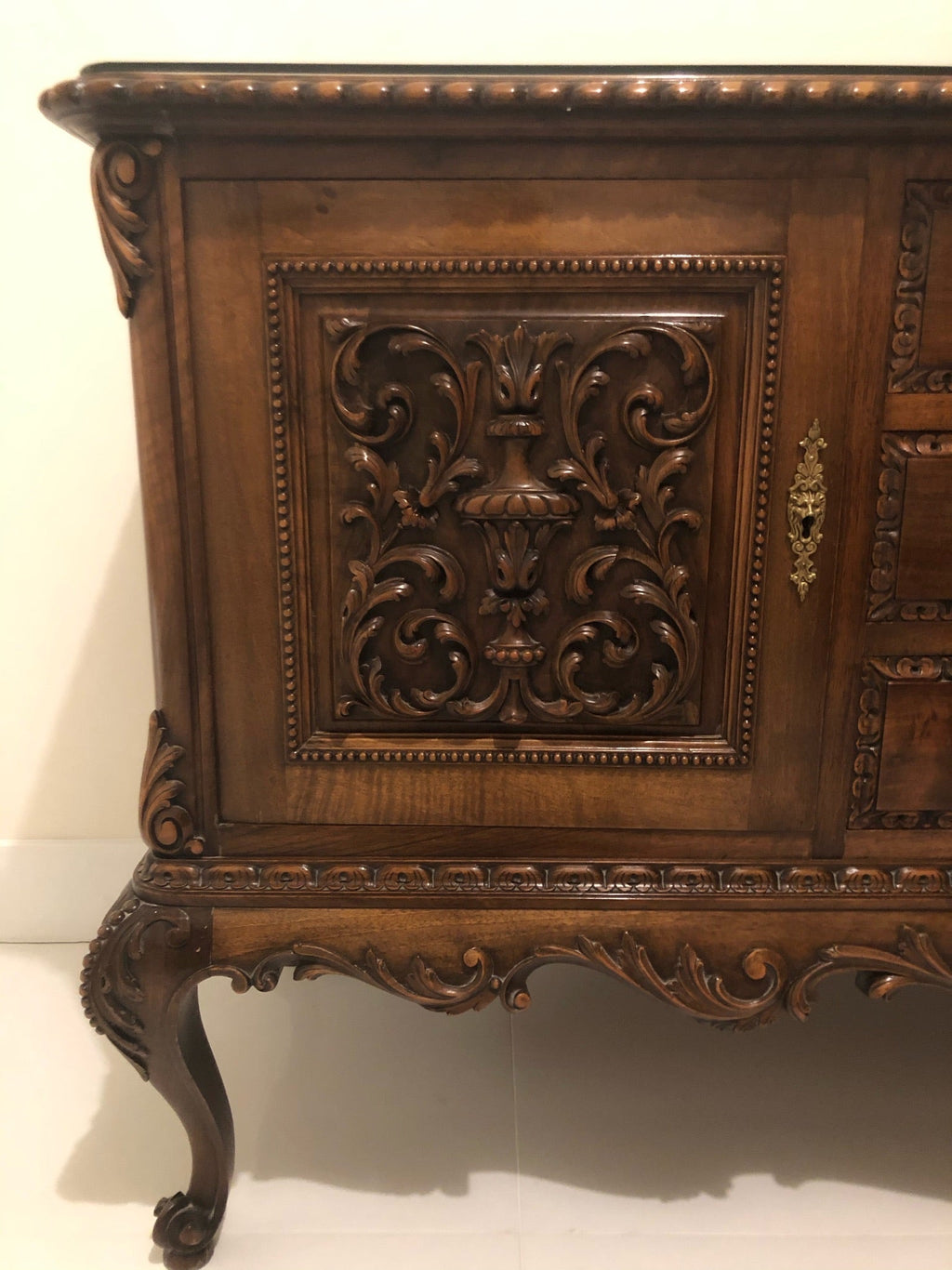 Antique solid wood buffet/sideboard