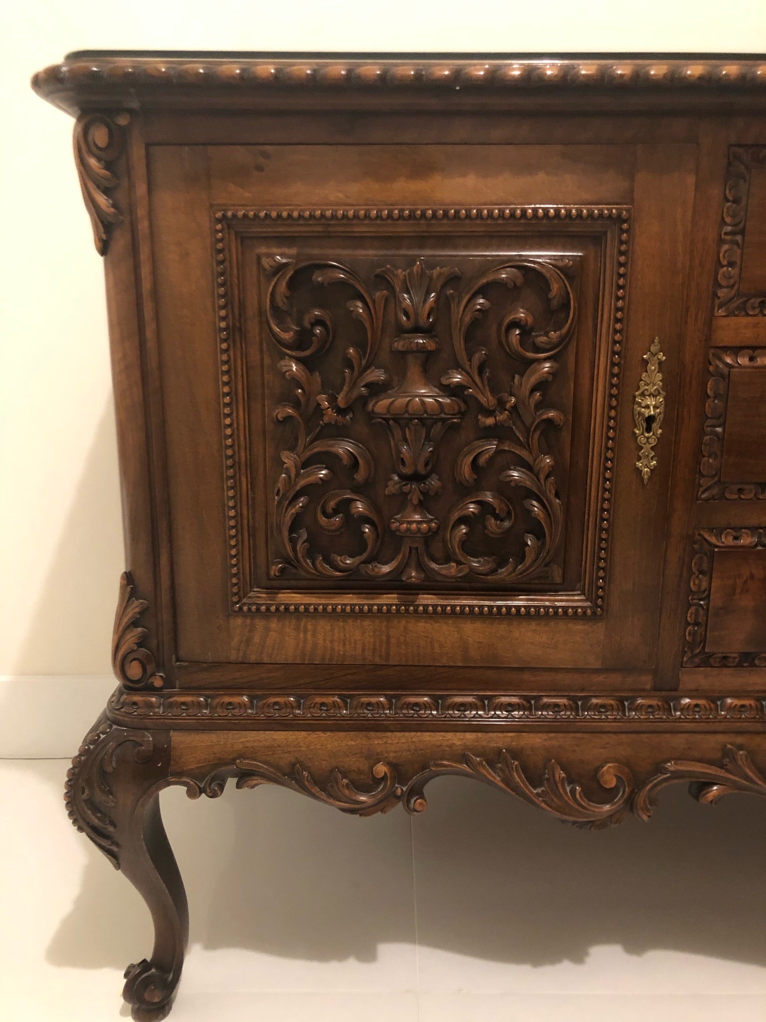 Antique solid wood buffet/sideboard
