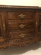 Antique solid wood buffet/sideboard