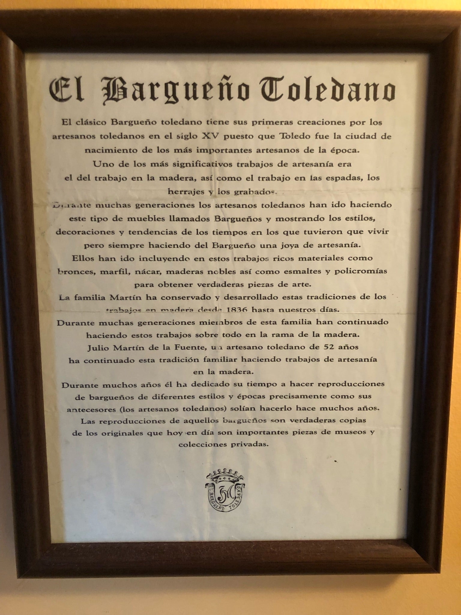 Bargueno Toledano - Carved Antique Secretaire Desk