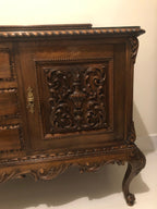 Antique solid wood buffet/sideboard