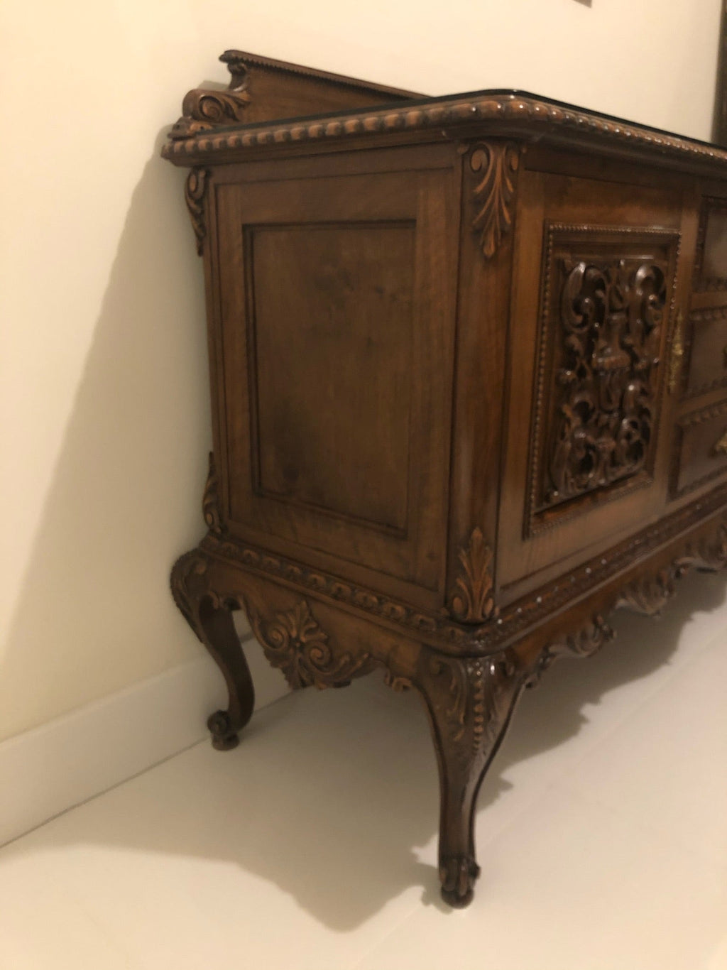 Antique solid wood buffet/sideboard