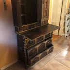 Bargueno Toledano - Carved Antique Secretaire Desk