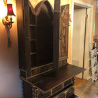 Bargueno Toledano - Carved Antique Secretaire Desk